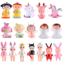 Starry Sky Moon Lights Cake Baking Decoration Demons Angel Unicorn Cubitt Unicorn Mercy Angel Dolls