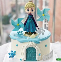 Imitated sugar EVA three-dimensional windmill plug-in sponge EVA little Prince little Princess plug-in