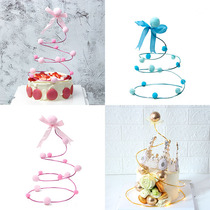 Cake decoration decoration creative aluminum hair ball DIY creative decoration birthday party dessert table accessories