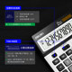 Effective financial accounting calculator solar dual power supply office business type large screen large button calculator multi-functional metal panel 12-bit computer dedicated 1654