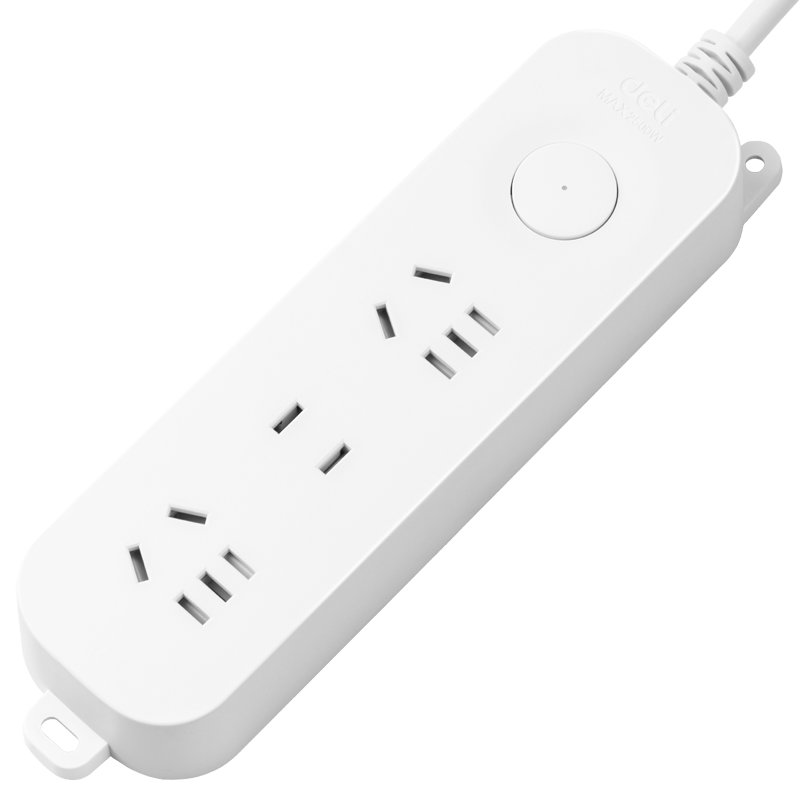 得力插座插排插线板插板带线多孔家用多功能多插位插头多用转换器