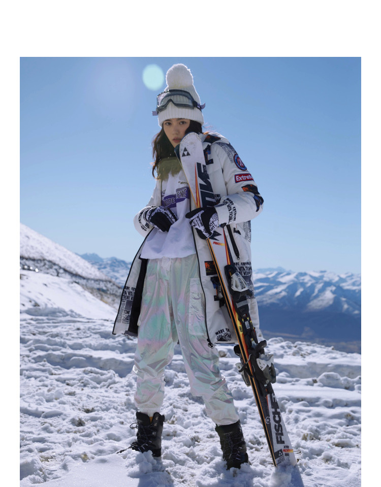 冰洁 女士 90白鸭绒 户外迷彩羽绒服 图16