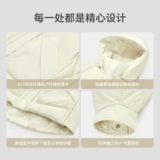 Осенний пуховик с капюшоном для отдыха, модная короткая куртка