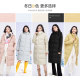 Snow Flying Official 2023 Autumn and Winter Simple Korean Style Women's Mid-length Slim Warm Jacket Down Jacket