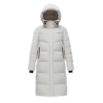 Flying in the Snow 2024 Autumn and Winter New Womens Long Hooded Down Jacket Fashionable Sports Thickened Cold-proof Loose Over-the-Knee Warm