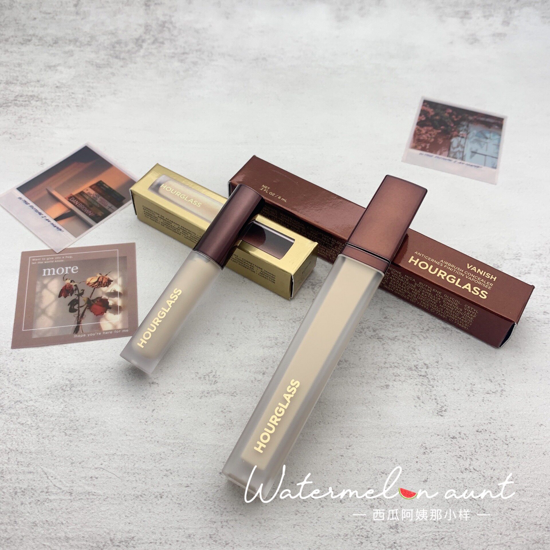 Pretend to be born with good skin ~ Hourglass Concealer No trace flawless 1 3ml 6ml