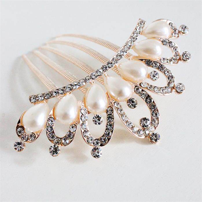 Crystal top with rhinestone bow hairpin, mother's head with flower hair ornament, hair clip, horizontal clip, hairpin, large diamond