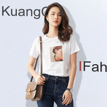 Short sleeve T-shirt woman 2022 Summer new white t pure cotton women clothes ins fashion casual loose big code half sleeve blouse