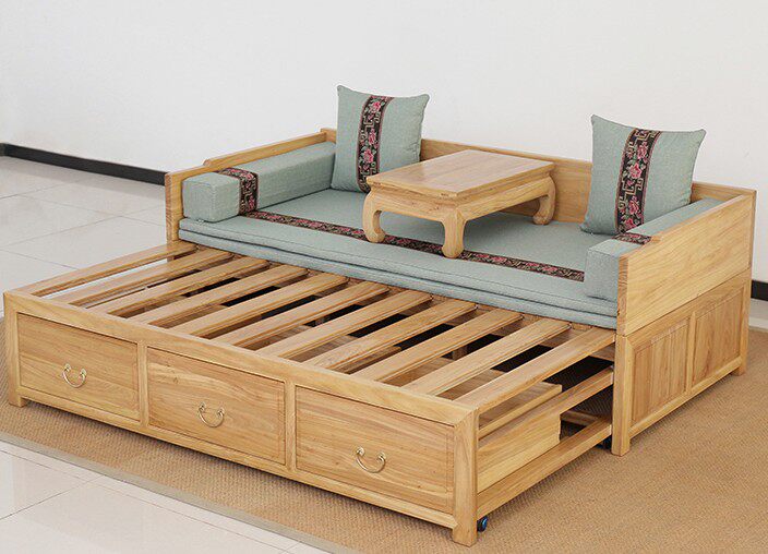 Customers in Shandong Province customize the Arhat bed deposit