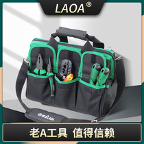 Old a kit canvas large multifunctional home appliance repair bag shoulder thick electrical appliance bag hand tool bag