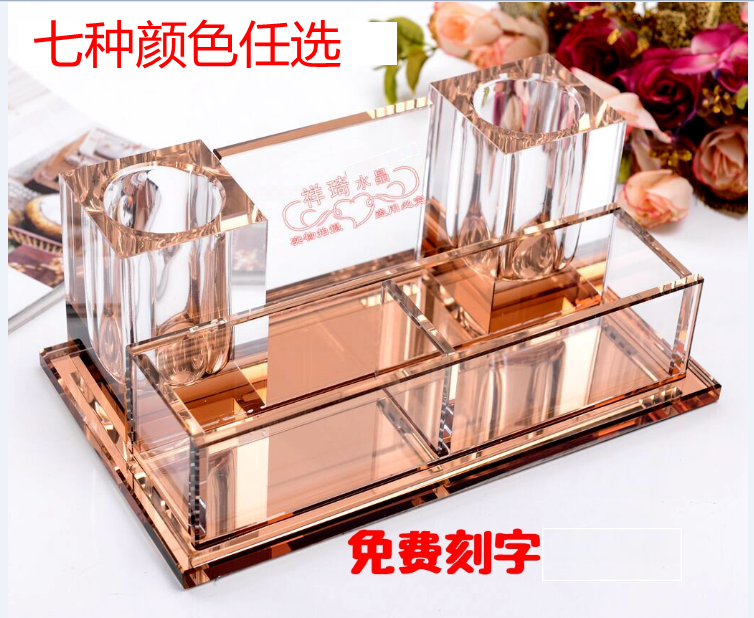 Crystal microphone stand ktv hotel night microphone stand Imidazole wireless microphone stand Free lettering