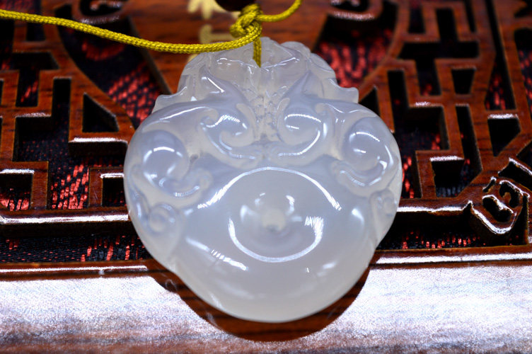 Leopard Poly Basin Jade Medullary Pendant Wealth Sucked up Mobile Wealth Liver Carry-on Sky Hair Care