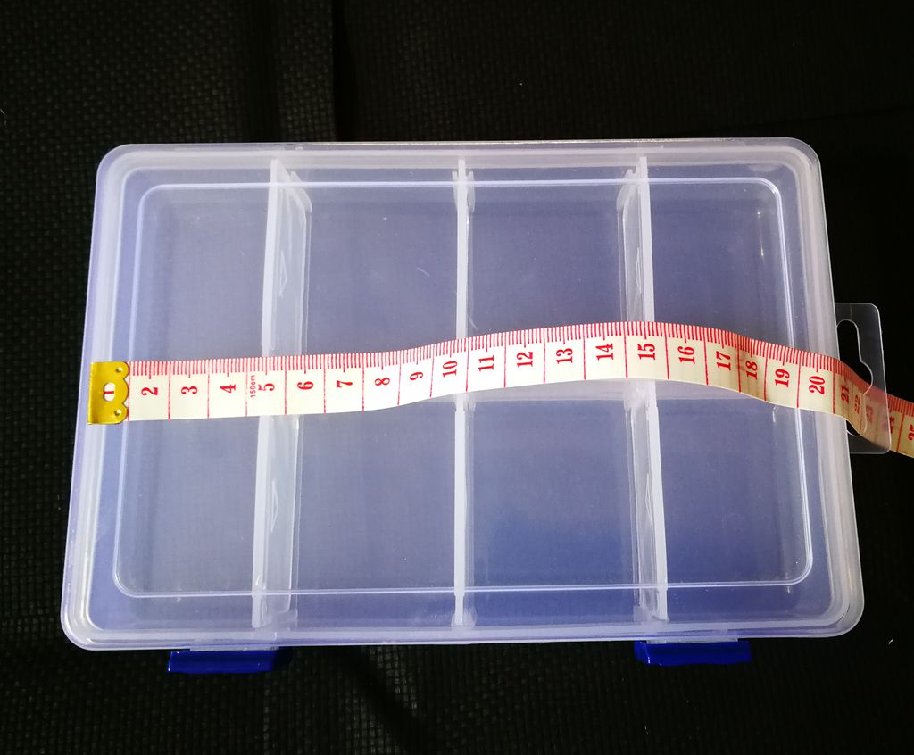 Cross stitch box 8 grid storage box Needlework box Finishing box Storage box Cross stitch tool box