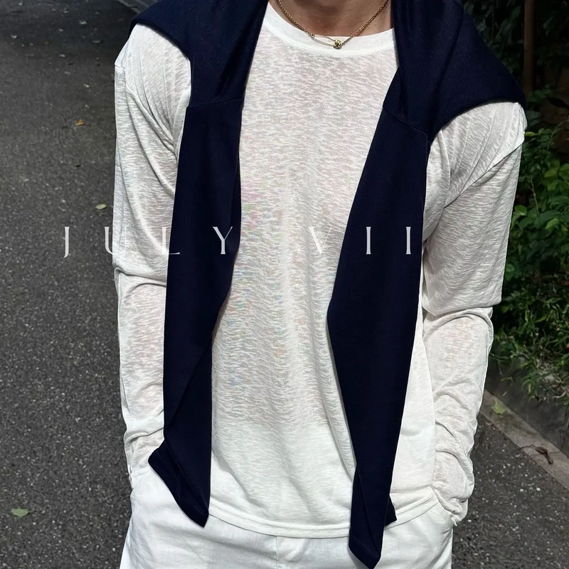 July Vii Merino Ultra-Fine Wool Textured Sun-Protective Long Sleeves July Vii Merino Ultra-Fine Wool Textured Sun-Protective Long Sleeves