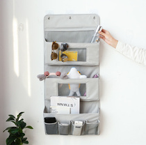 Debris storage bag Hanging bag Wall hanging fabric artifact Hanging door hanging pocket Dormitory storage bag storage artifact