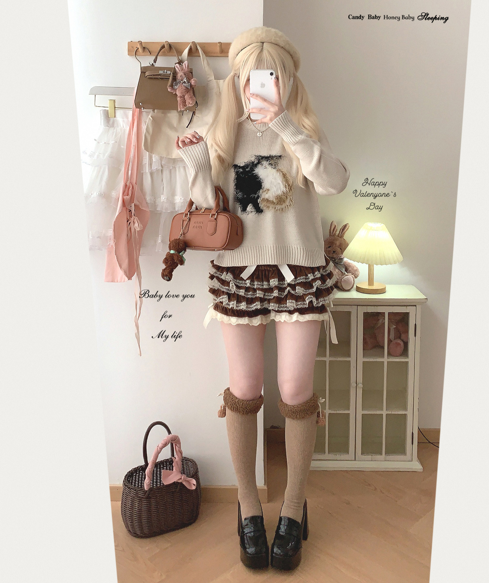 *sleepingdoll ручной работы * тыква сын бархат Слой торт осень и зима версия тыква брюки 