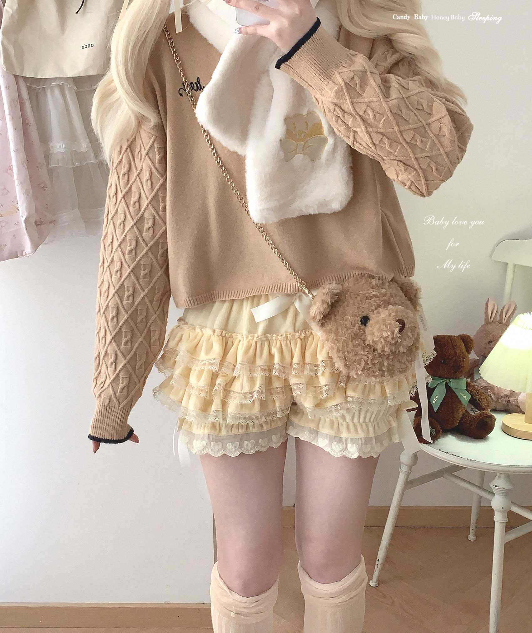 *sleepingdoll ручной работы * тыква сын бархат Слой торт осень и зима версия тыква брюки 