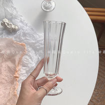 Little Fairy Wine Glass Girl Fruit Wine Homemade Drink Cup Ambience Design Sensation White Wine With Champagne Cup High Foot