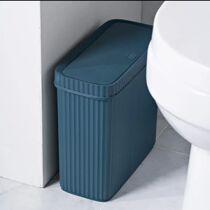 Rubbish Bins Household New Sanitary Barrel Covered Narrow Clip Slit Washroom Toilet Special Wastebasket Toilet Light Lavish