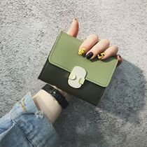 Wallet Woman Design Sense Short Clip Advanced Sensation Small Crowddesign Short 2021 New womens card bag small wallet carry-on