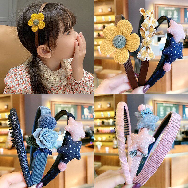 Children Hairpin Netting Red 2021 New Girl Hair Stirrings Foreign Pie Heads Surges South Korea Does N't Hurt The Baby Girl Cute