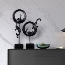 New Chinese Phoenix Pendulum with light extravagant creative home Decorative Products Soft-mounted Living-room TV Cabinet for Wedding Gifts