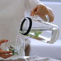 Brand fully sealed dust - proof glass cold kettle 2L large capacity cold white boiling water bottle heat and high temperature household