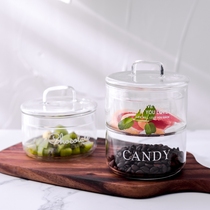 Brand Nordic Creative Heat Resistant Glass Bowls Home Children Transparent with Fruits Salad Bowl Cute Bowls