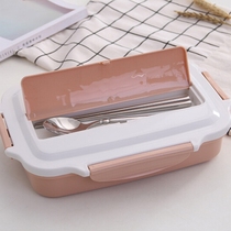 Brand Fashion Student Lunch Box 304 stainless steel Lunch Box Insulated Separated Dinner Plate Heated Dining Box