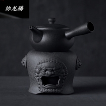 Brand Day Style Side Take Pot Taiwan Volcanoes Stone Large Pot Electric Pottery Stove Pot Cooking Teapot Alcoholic Pot Tea Pot Sleeve
