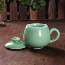 Brand Longquan Qing Porcelain Mark Cups for lovers Cup teacups and womens office Ceramic Tea Cup with lid
