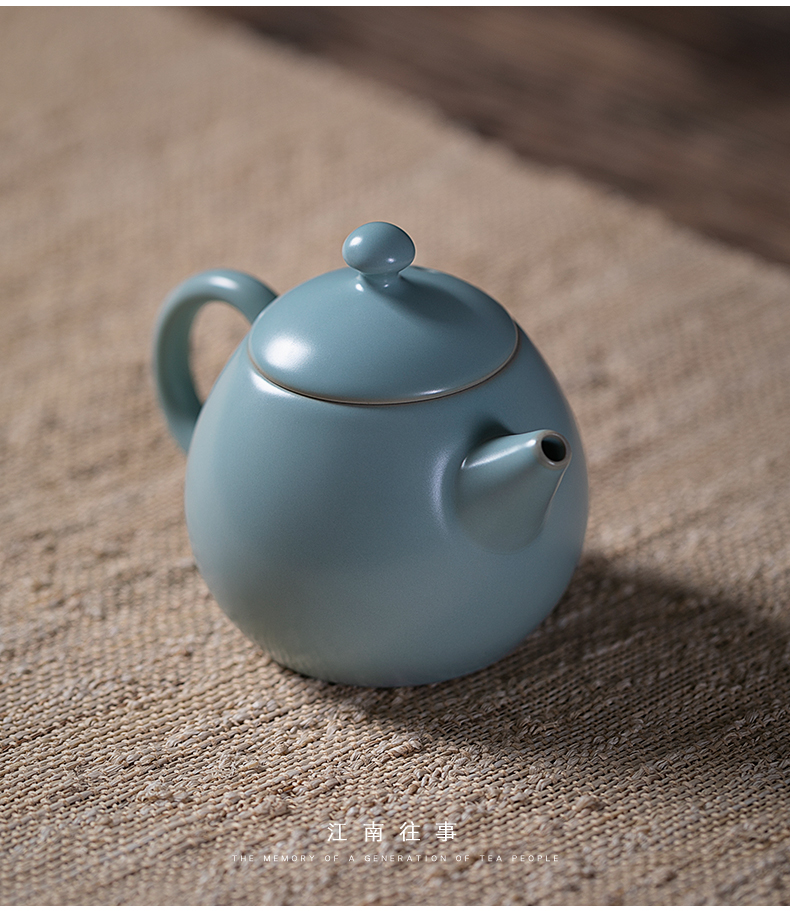 Jiangnan past shamrock pomelos ceramic pot of your porcelain kung fu tea set single pot teapot tea your up little teapot