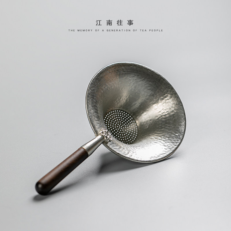 Jiangnan past Tea filter Tin tea filter Tea leakage net Tea filter Tea Gongfu tea tea ceremony accessories