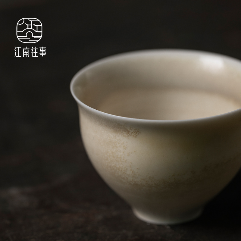 Jiangnan past Japanese kung fu tea sample tea cup noggin hand burn of zen cup ceramic bowl with a single dust