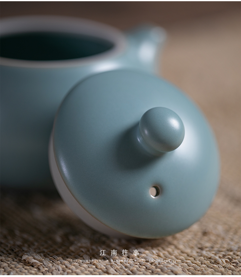 Jiangnan past your up qiao take xi shi pot of kung fu tea set within your porcelain ceramic teapot little teapot single pot