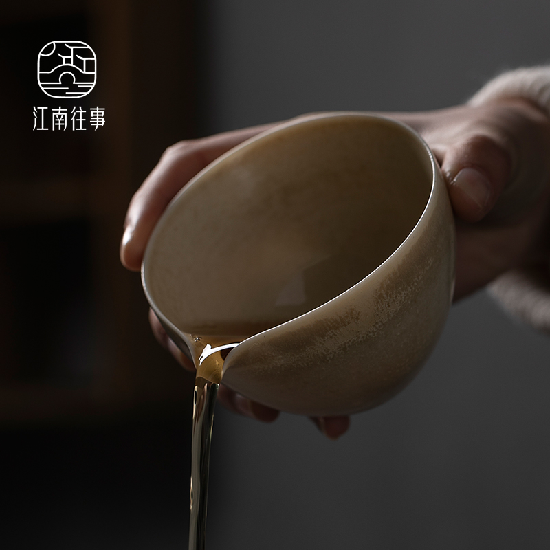 Jiangnan past points fair keller of tea ware ceramic checking firewood kunfu tea tea tea cup and a cup of tea sea