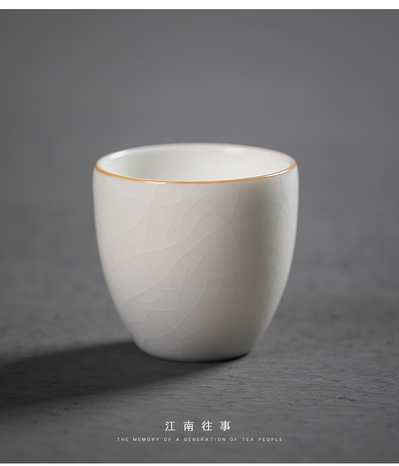 Jiangnan past kung fu tea cups a single master cup sample tea cup your up tea suet jade ceramic cups