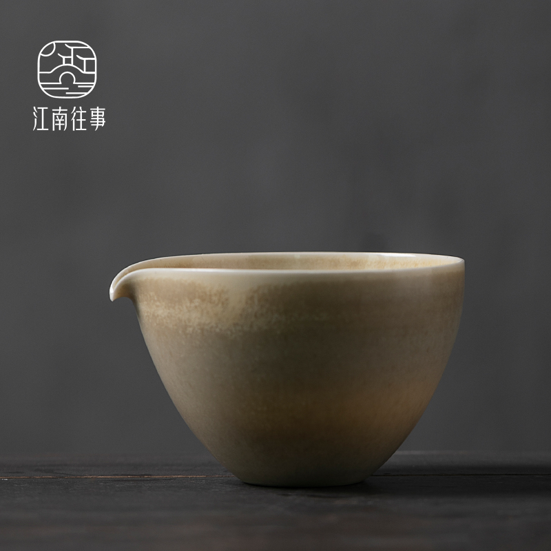 Jiangnan past points fair keller of tea ware ceramic checking firewood kunfu tea tea tea cup and a cup of tea sea