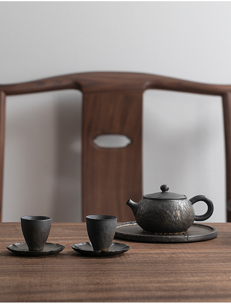 Jiangnan past ceramic cups kung fu tea set fine gold promotion fragrance - smelling cup sample tea cup host a cup of tea light cup