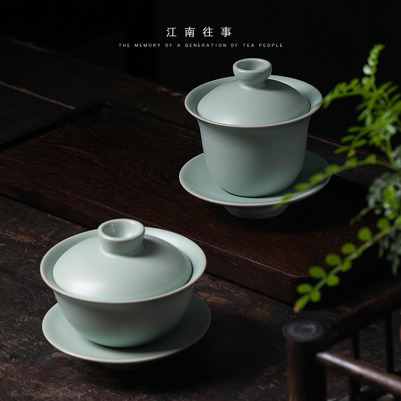 Jiangnan tea past three only to use ceramic household to cup your up ancient kunfu tea tureen tea cups