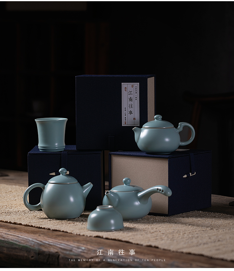 Jiangnan past shamrock pomelos ceramic pot of your porcelain kung fu tea set single pot teapot tea your up little teapot