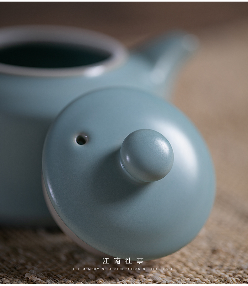 Jiangnan past shamrock greeter pot of kung fu tea set your porcelain ceramics slicing single pot teapot your up little teapot