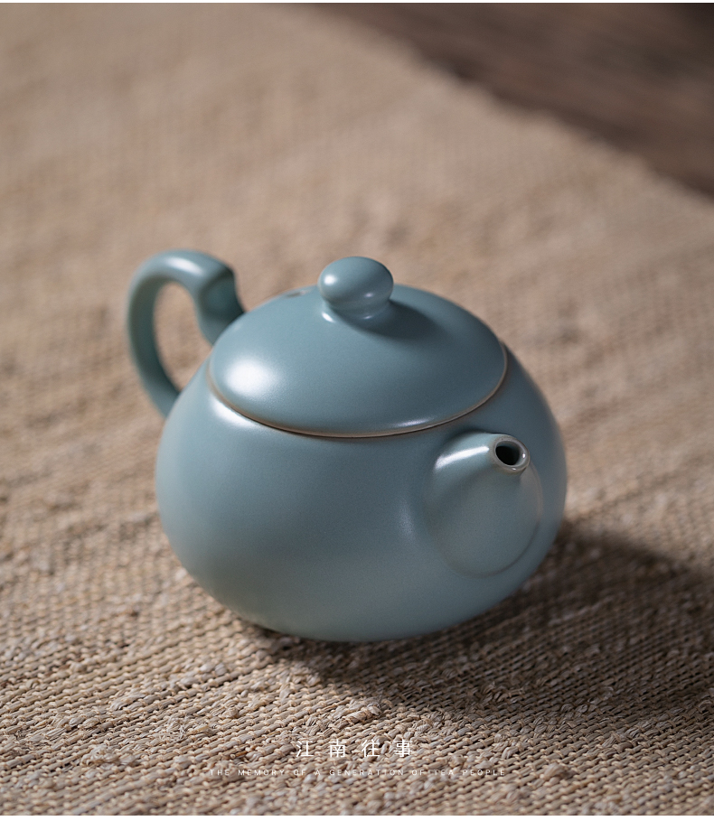 Jiangnan past your up qiao take xi shi pot of kung fu tea set within your porcelain ceramic teapot little teapot single pot
