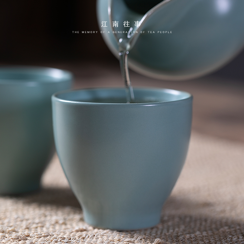 Jiangnan past shamrock wine cup kung fu ceramic cups ru up market metrix who cup sample tea cup noggin single cup of tea