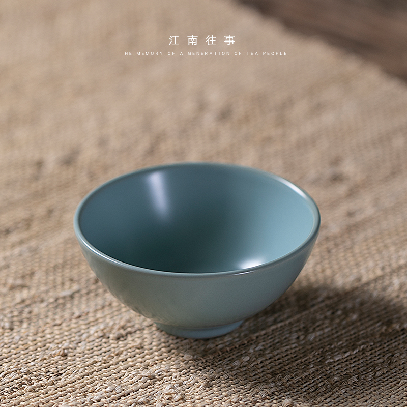 Jiangnan past shamrock wide koubei kung fu tea set your up ceramic cup sample tea cup your porcelain inside the master CPU