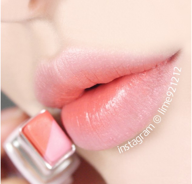 Điểm mới Lange mờ nhung son môi hai màu son môi gradient ba chiều Hàn Quốc trang điểm đích thực - Son môi son black rouge a06
