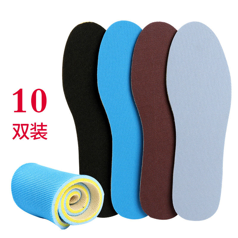 Shock-proof insole running damping breathable summer sports female running male shock absorbing rebound ultra soft bottom high bounce comfort