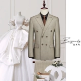 Мужской модный комплект, пиджак классического кроя в английском стиле, костюм, в британском стиле