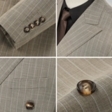 Мужской модный комплект, пиджак классического кроя в английском стиле, костюм, в британском стиле