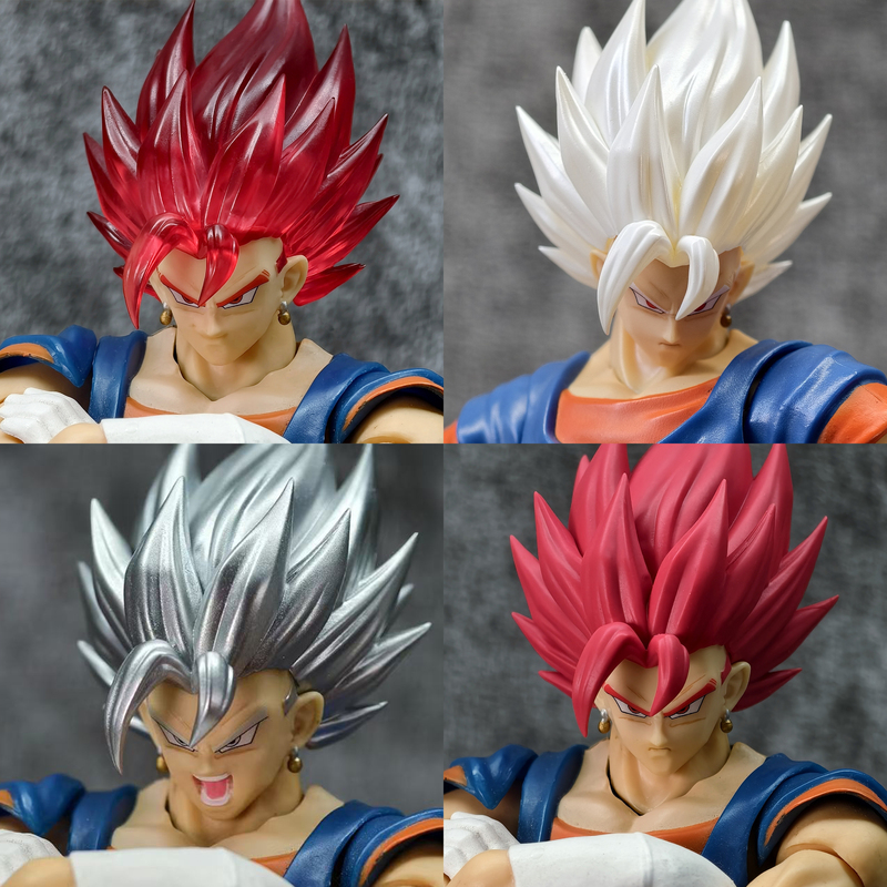 Limited Edition Water Decal Version Tk2.0 Vegeta, King of the Gods Red God White God Head Sculpt Accessory Pack in Stock